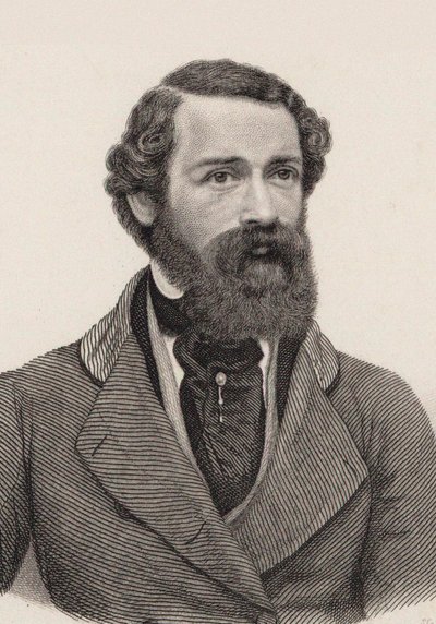 Portrait du compositeur Joseph Netzer 1808-1864, vers 1850 - Auguste Hüssener