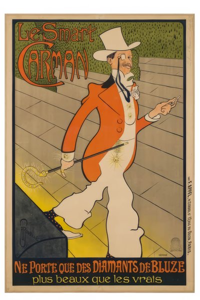 Le smart Carman ne porte que des diamants de Bluze plus beaux que les vrais - Auguste Jean Baptiste Roubille