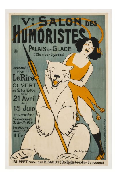 Ve salon des humoristes. Palais de glace. organisé par le Rire - Auguste Jean Baptiste Roubille