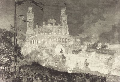 14 Juillet. Illumination du Palais du Trocadéro - Auguste Lepere