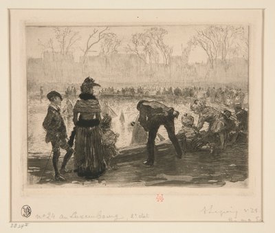 Au Luxembourg - Auguste Lepere