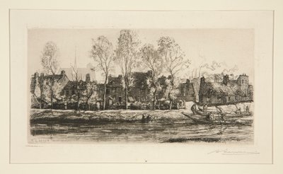 Rives de la Somme à Amiens - Auguste Lepere