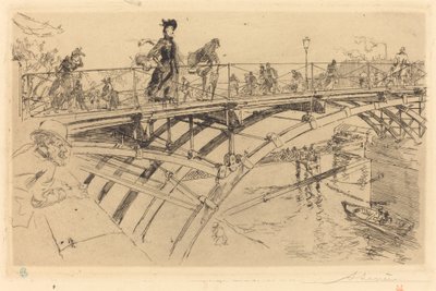 Le pont des Arts - Auguste Lepere