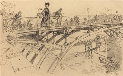 Le pont des Arts, 1890 - Auguste Lepere