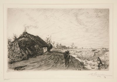 Chemin au marais vendéen (Saint-Jean-de-Monts) - Auguste Lepere