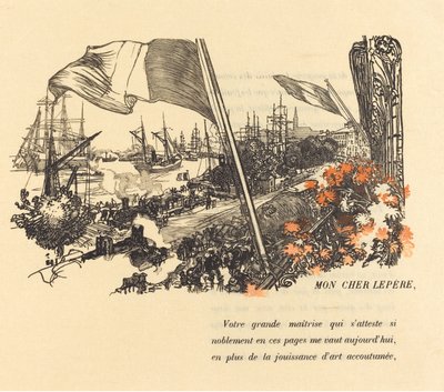 Page de dédicace - Auguste Lepere