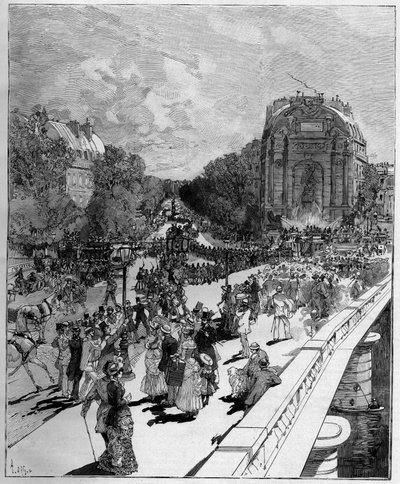 Défilé des étudiants de l