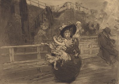 Départ pour Greenwich, 1891 - Auguste Lepere