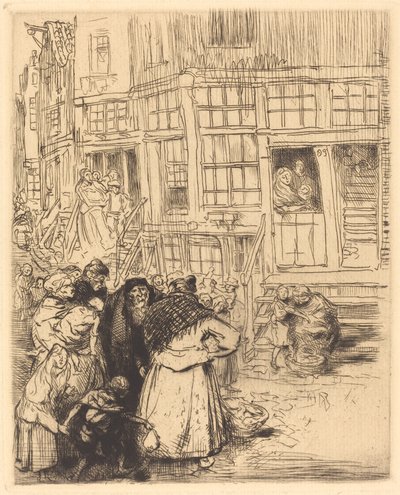 Quartiers juifs à Amsterdam - Auguste Lepere