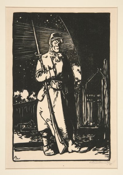 Le G. V. C. (Gardes des voies de communications), de La Guerre de 1914, première série, no. 9 - Auguste Lepere