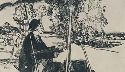 Le Paysagiste, 1919 - Auguste Louis Lepère