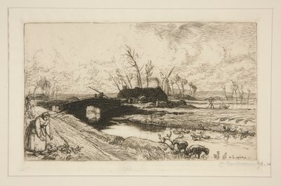 Le petit pont (Vendée) - Auguste Lepere