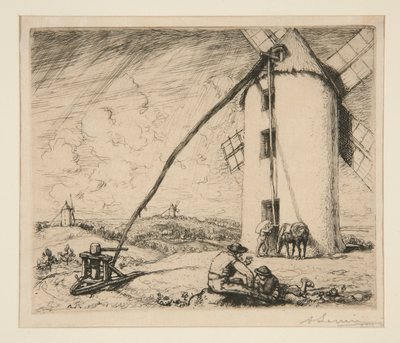 Moulin des Chapelles (Vendée) - Auguste Lepere