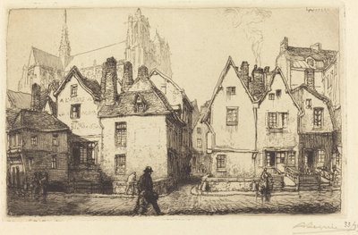 Vieilles maisons à Amiens - Auguste Lepere