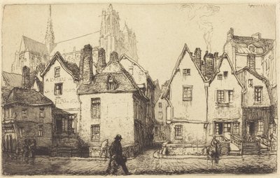 Vieilles maisons à Amiens, 1907 - Auguste Lepere