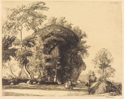 La route de St.-Gilles, St.-Jean-de-Monts - Auguste Lepere