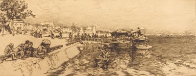 Embarcadère, quai de Bercy, 1891 - Auguste Lepere