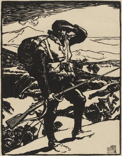 Regardant la Plaine du Rhin - Auguste Lepere