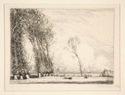 Rideau des peupliers (Vendée) - Auguste Lepere