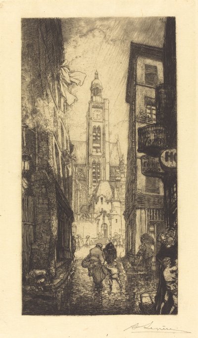 Rue de la Montagne-Sainte-Geneviève, Paris - Auguste Lepere