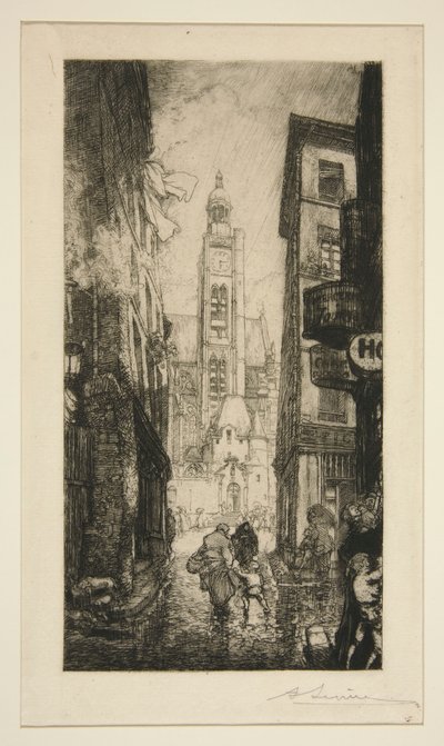 Rue de la Montagne Sainte-Geneviève, Paris - Auguste Lepere