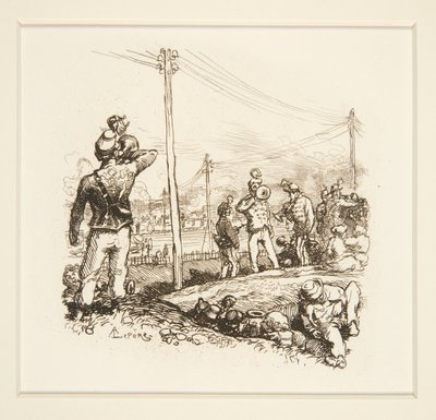 Soldats avec clairons - Auguste Lepere