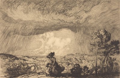 Tempête sur la dune, Vendée - Auguste Lepere