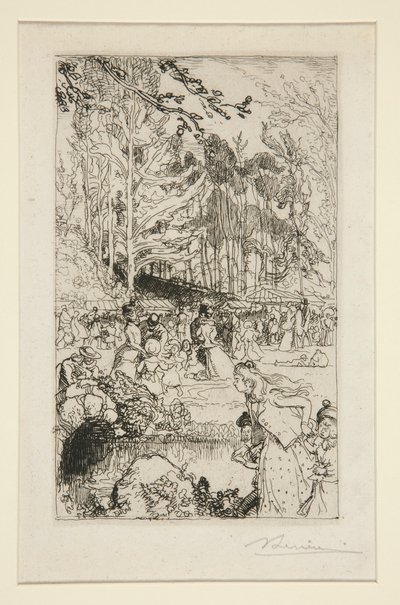 Dimanche après-midi à Nantes - Auguste Lepere