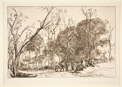 Été de la Saint-Martin, le mariage passé - Auguste Lepere