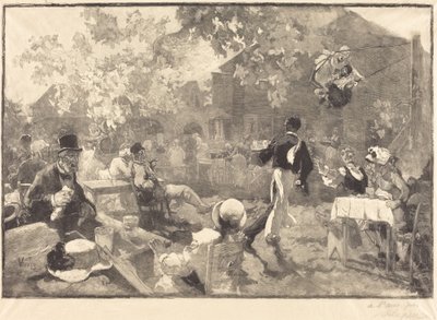 Au coq des bruyères - Auguste Lepère after Daniel Vierge