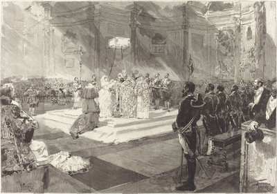 Baptême royal à la Cour d