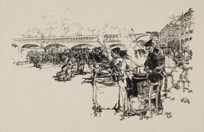 Debarcadère des bateaux-omnibus - Auguste Louis Lepère