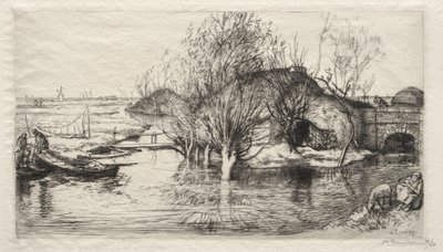La Masure Inondée - Auguste Louis Lepère