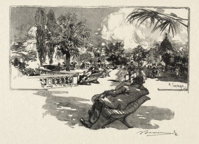 La Terrasse des Arts Libéraux - Auguste Louis Lepère