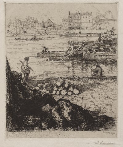 Le Débardeur : Quai de la Gare - Auguste Louis Lepère