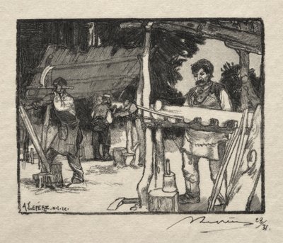 Le Fabricant de lattes - Auguste Louis Lepère