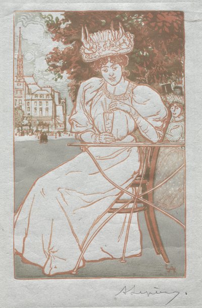 Almanach de Paris, 1897: Été - Auguste Louis Lepère