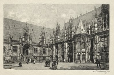 Rouen Illustré: Le Palais de Justice - Auguste Louis Lepère