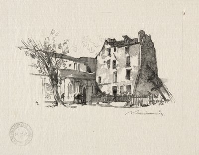 St. Julien le Pauvre: Le Presbytère - Auguste Louis Lepère