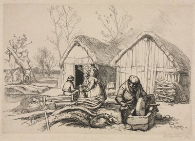 La maison du bûcheron (Vendée) - Auguste Louis Lepère