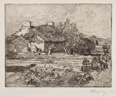 Vieille Bourrine, Maison du Marais, Vendée - Auguste Louis Lepère