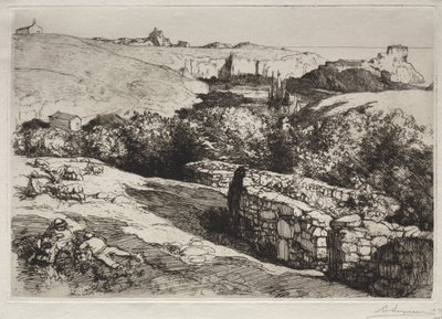 Vue du Port de la Meule - Auguste Louis Lepère