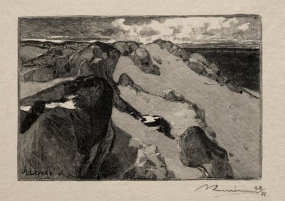Arbonne, le Gros-Sablon - Auguste Louis Lepère