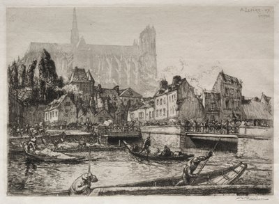 Arrivées des légumes-Amiens - Auguste Louis Lepère