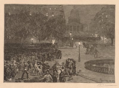 Bois du Monde: Les troubles du quartier Latin - Auguste Louis Lepère
