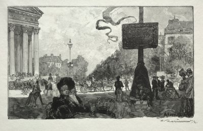 Coin de la Rue Royale, 1890 - Auguste Louis Lepère