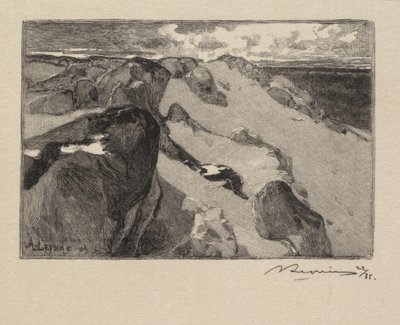 Forêt de Fontainebleau : Arbonne-Le Gros Sablon - Auguste Louis Lepère