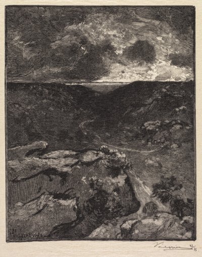 Forêt de Fontainebleau: La Vallée de Franchard - Auguste Louis Lepère