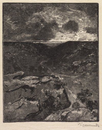 Forêt de Fontainebleau : Vallée de Franchard, 1890 - Auguste Louis Lepère