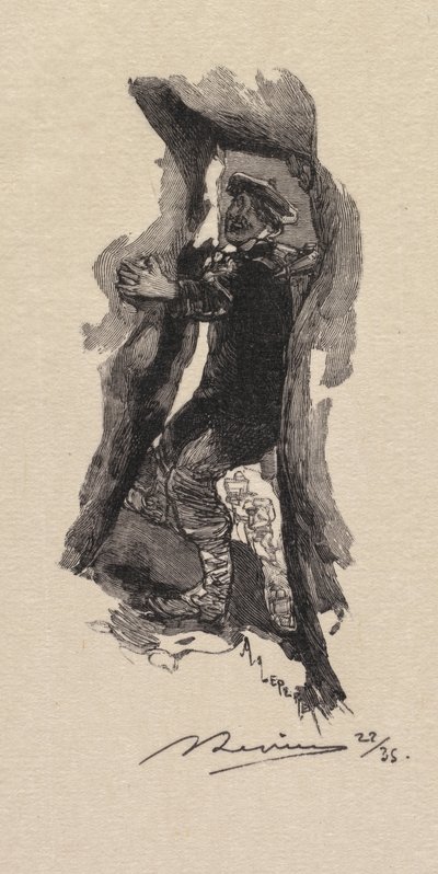 Forêt de Fontainebleau : Défilé de Sept-Cavernes - Auguste Louis Lepère